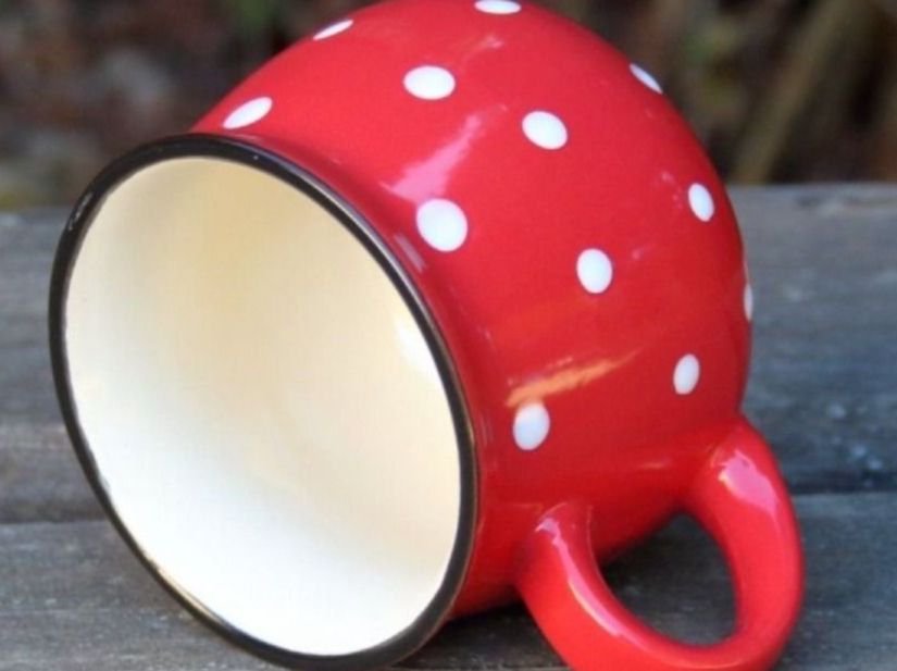 Tazze: KAFFEE TASSE MIT PUNKTEN – Nuovo (secondo la descrizione) da spreitenbach venduto da lumbalplatte 2