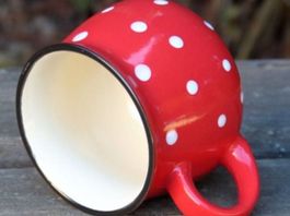 KAFFEE TASSE MIT PUNKTEN