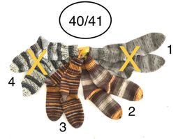 handgestrickte Wollsocken, 40/41