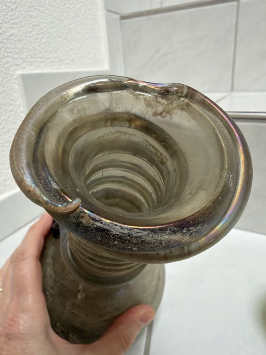 Murano Vasi & Recipienti: Murano Glas Vase Scavo, Römischer Stil. – Usato da Biberist venduto da Momo33 4