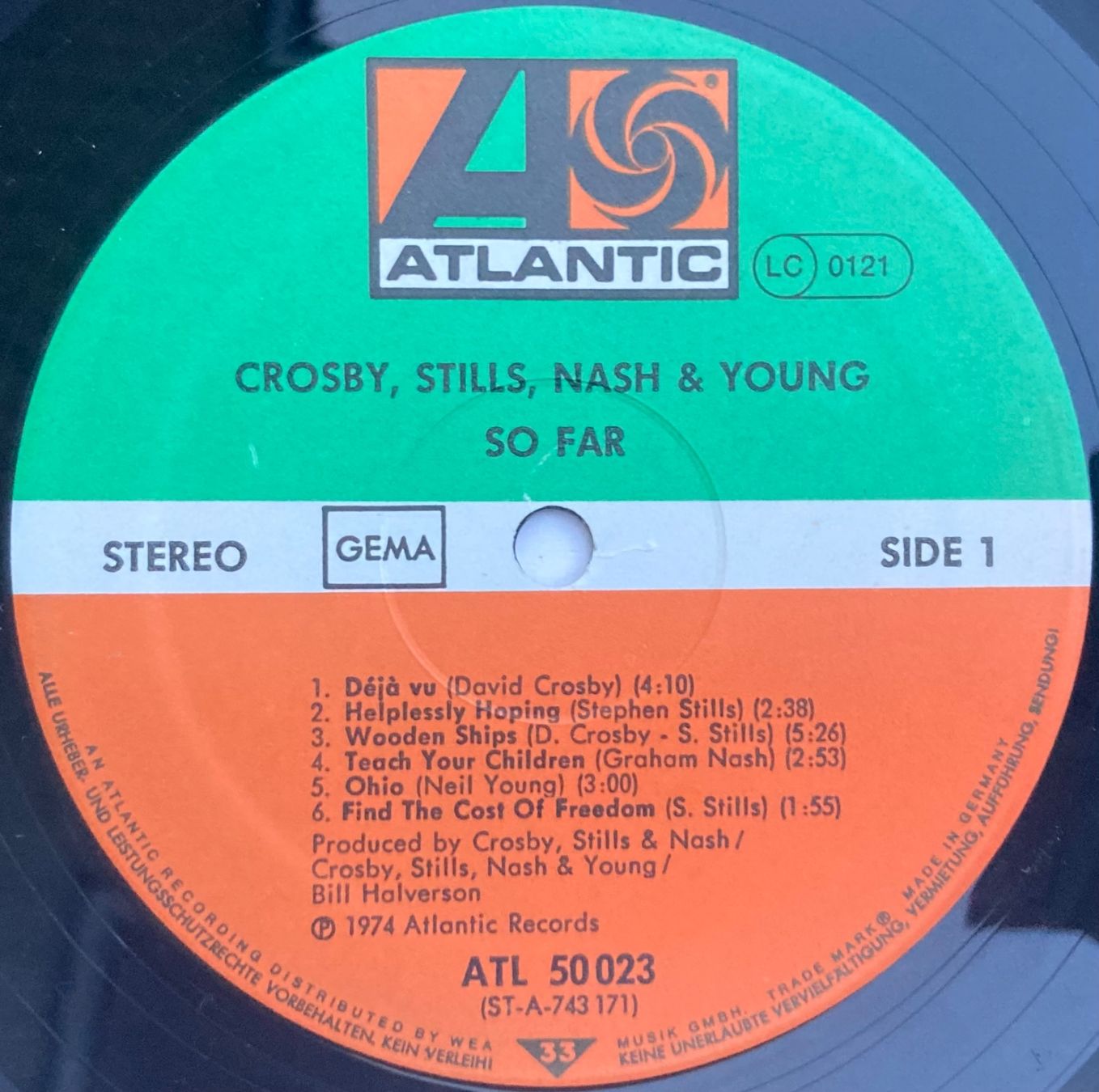 Dischi in vinile: CROSBY, STILLS, NASH & YOUNG - SO FAR – Usato da Poliez-Pittet venduto da Newtown-Records 2
