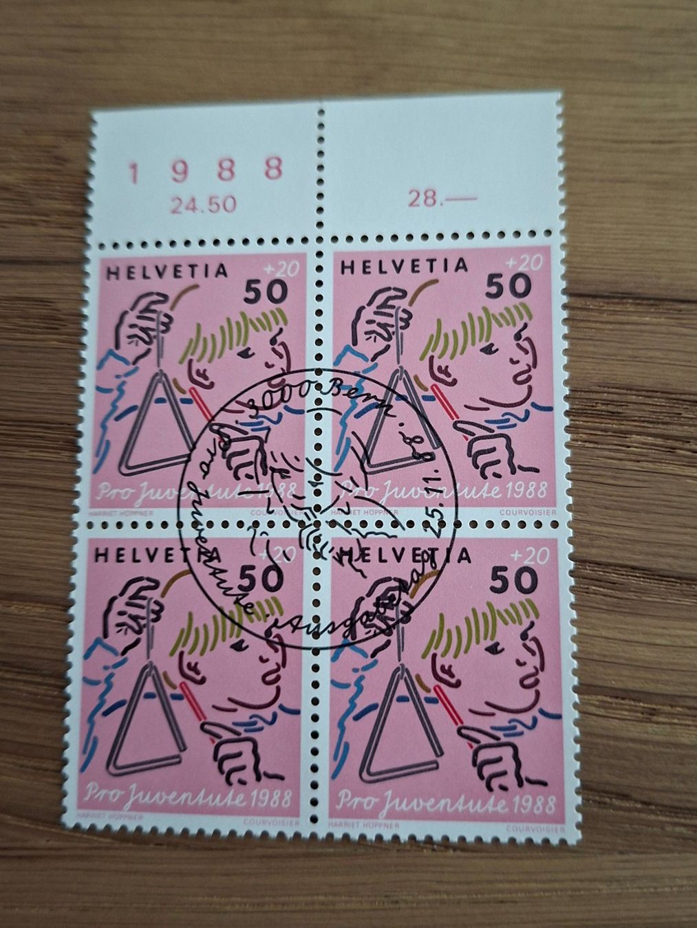 Tutti i francobolli: 4er Blocks: Pro Juventute 1988 – Nuovo (secondo la descrizione) da Hinterkappelen venduto da 1399 4