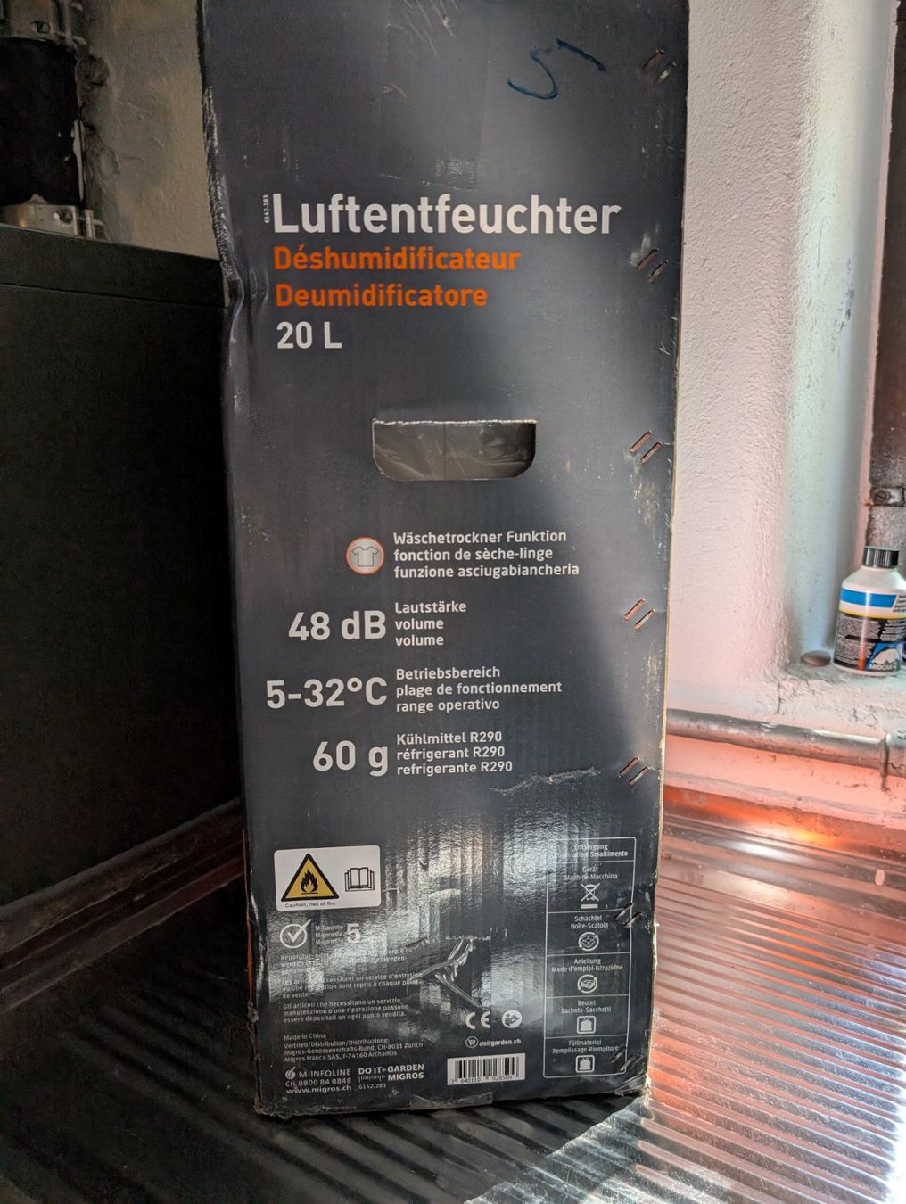 Deumidificatori: Déshumidificateur Do it + Garden 20 L  NEUF – Nuovo e nell'imballaggio originale da Petit-Lancy venduto da kine 2