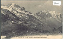 Col de Balme et la Chaine du Mont Blanc