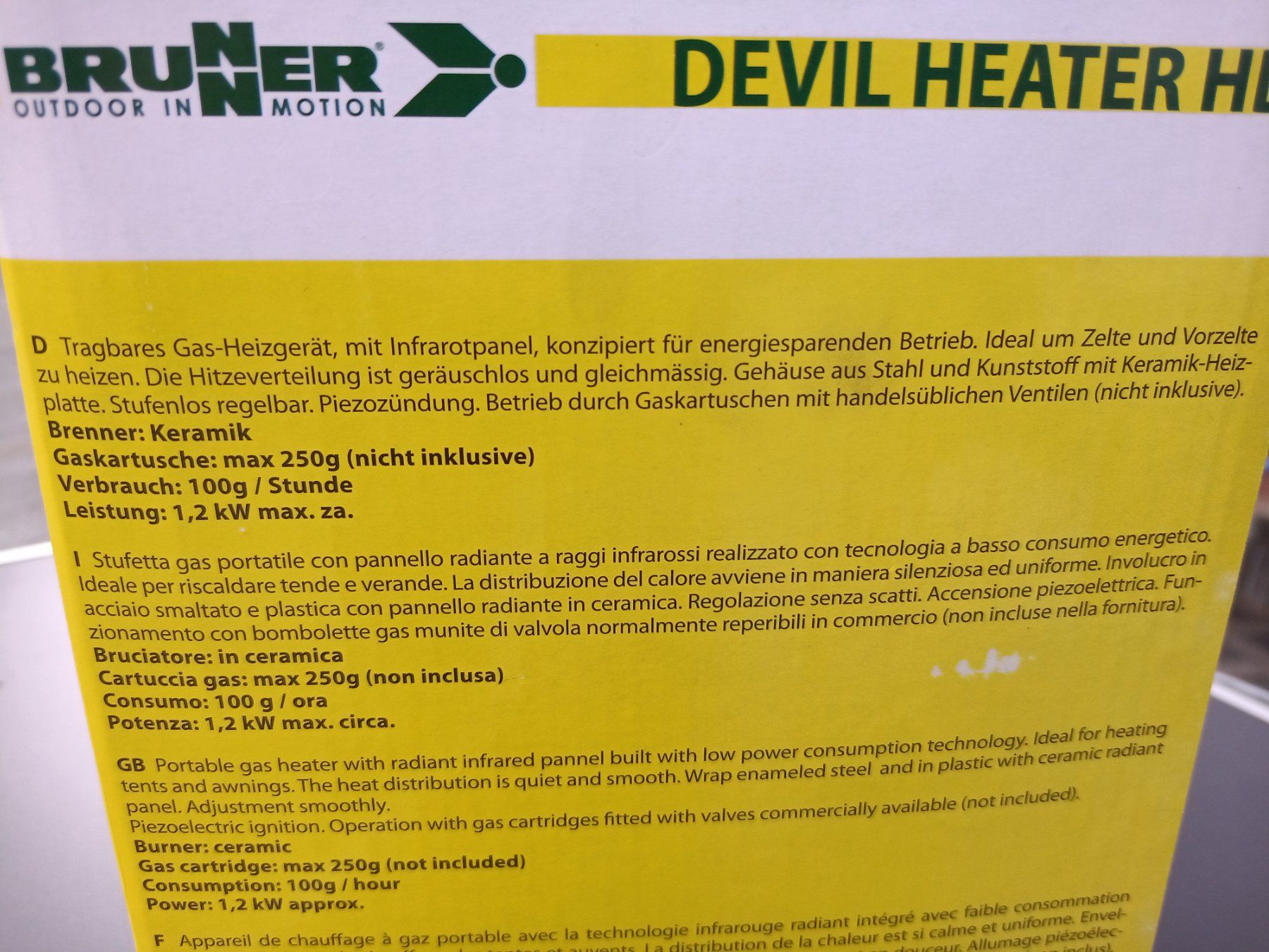 Radiatori: BRUNNER mobiles Heizgerät – Nuovo e nell'imballaggio originale da Oberegg venduto da A-Z.Handel.Loehrer 1