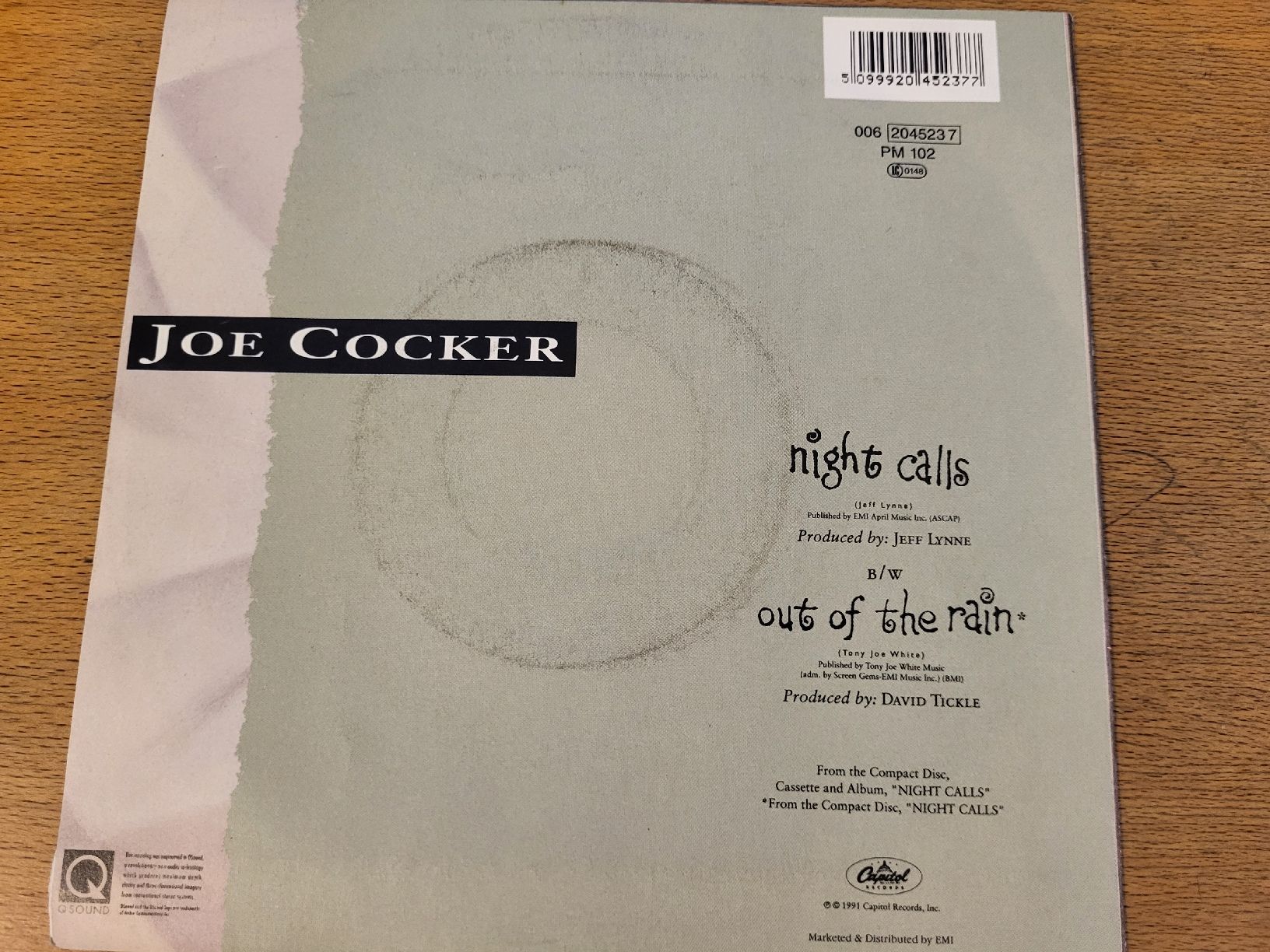 Dischi in vinile: Joe Cocker - Night Calls 7" Single – Usato da Thun venduto da Kissthis 1