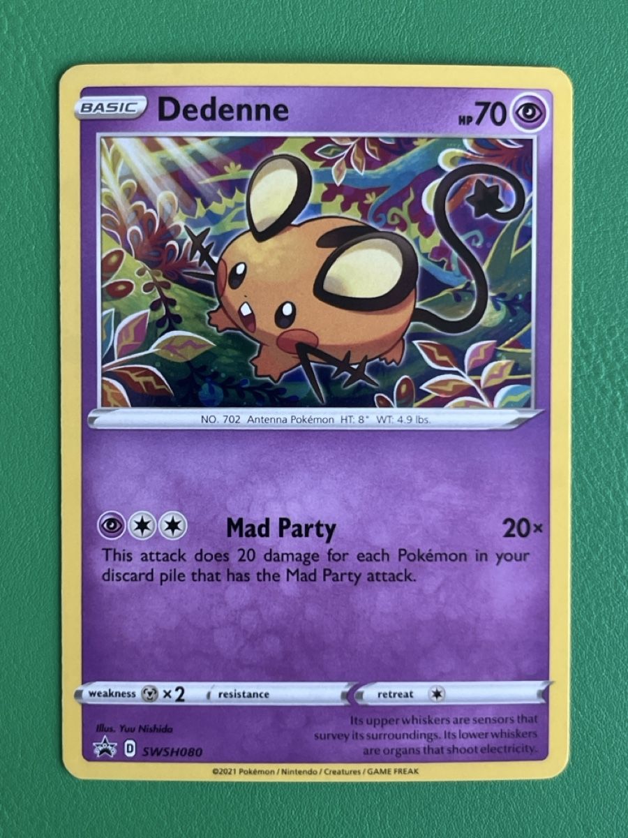 Pokémon Sammelbilder & Trading cards: Pokemon Promo Dedenne SWSH 080 EN – Neu (gemäss Beschreibung) aus Lommiswil von diti_89 1