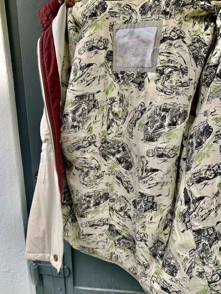 Giacche: Übergansjacke, beige/weinrot, – Usato da Wallisellen venduto da Died 2