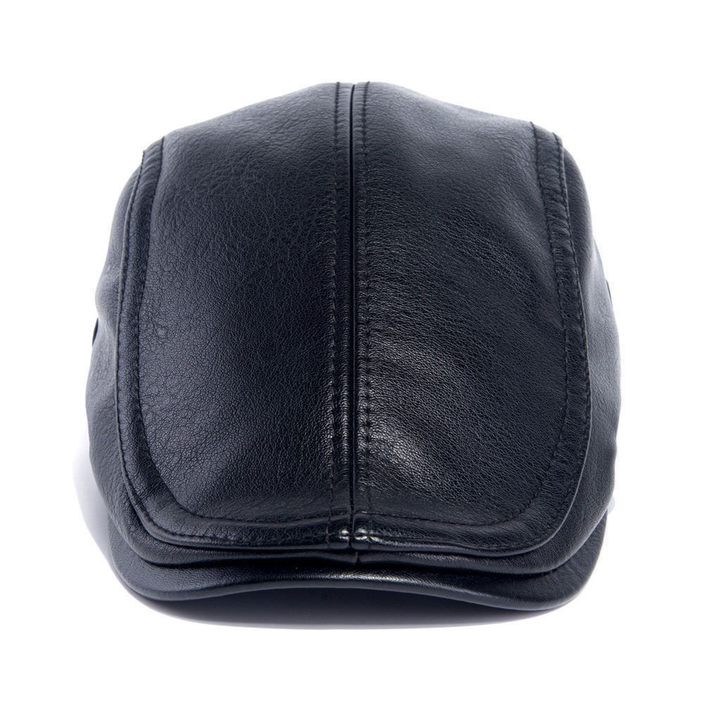 Hüte, Mützen & Caps: 📌 Männer Barette / Hut Retro - PU-Leather – Neu und originalverpackt aus Wittenbach von  4
