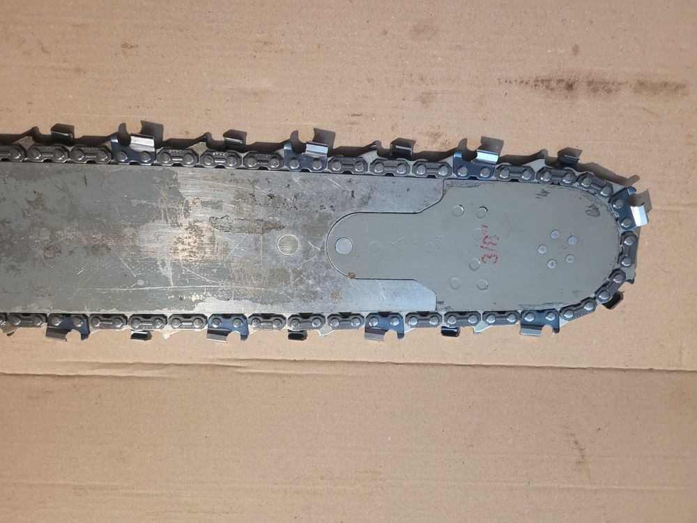 SECURA Sägekettenset Für Husqvarna 55 – 2 Ketten + 1 Schwert, 50cm Schnittlänge, 3/8 72TG 1,5mm (Längsschnitt)