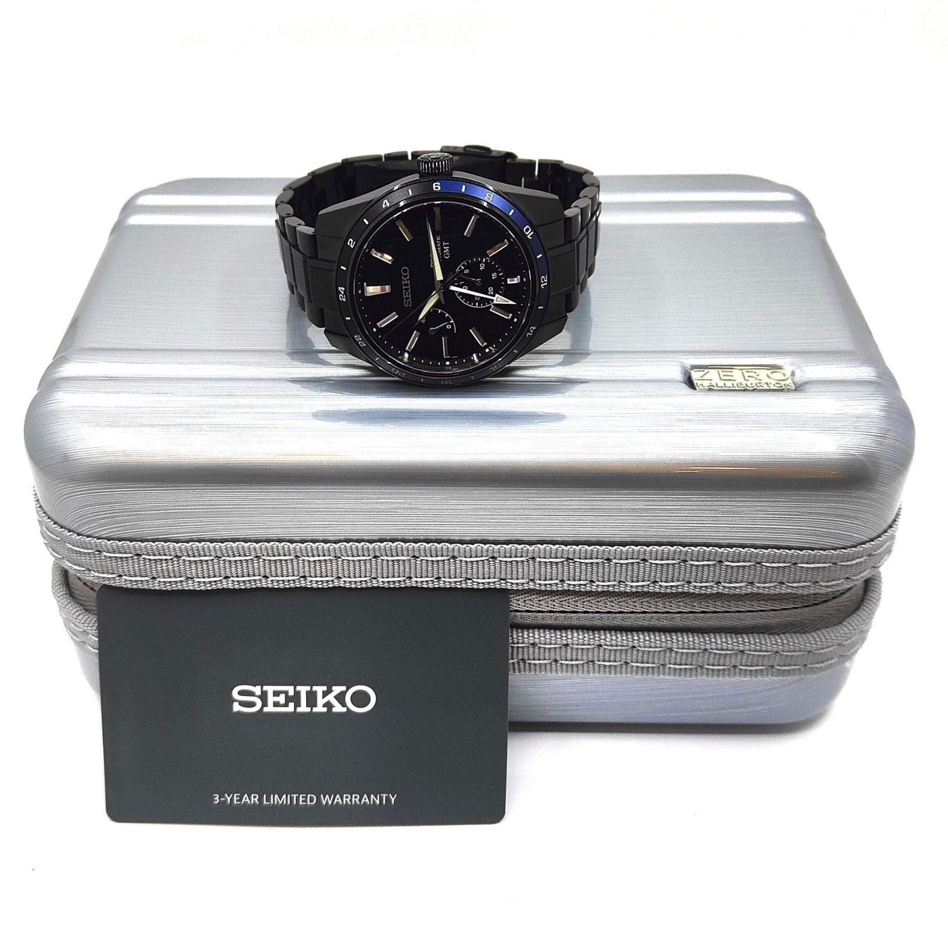 Seiko Orologi: Seiko Presage Sharp Edged GMT x Zero Halliburton – Usato da Montreux venduto da CashPay_Montreux 7