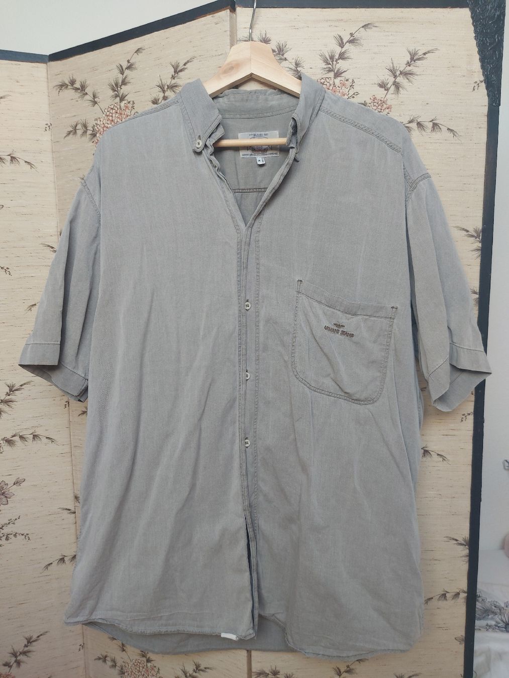 Armani Camicie: Chemisette vintage Armani - T. M – Usato da Lausanne venduto da Super-cerise