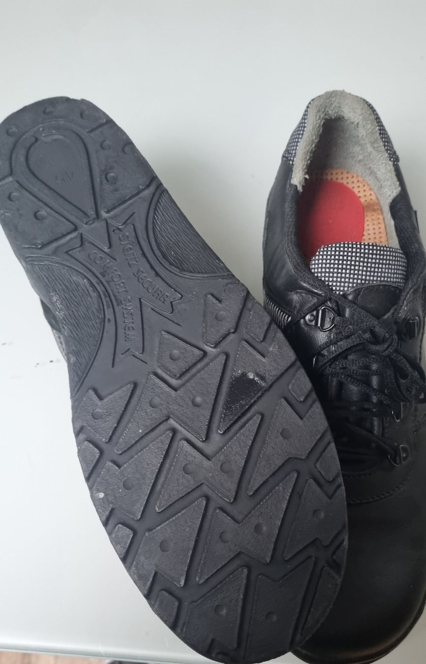 Scarpe da uomo: STEITZ Securda Leder-Arbeitsschuhe mit Stahlkappe Gr. 45 – Usato da Vättis venduto da cala010 2