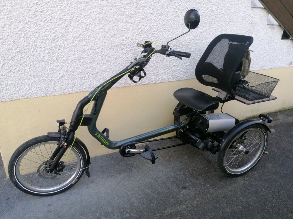 Produktbild von Baby Born Dreirad MUL-BOUTIQUE Dreirad Für Babys, Skalierbares Fahrrad, Sicher Und Bequem, Gleichgewichtsfahrrad Für Babys Mit Klingel Und Spiegeln, Mit Baldachin (blau Baby Born Dreirad Mit Lenkstange
