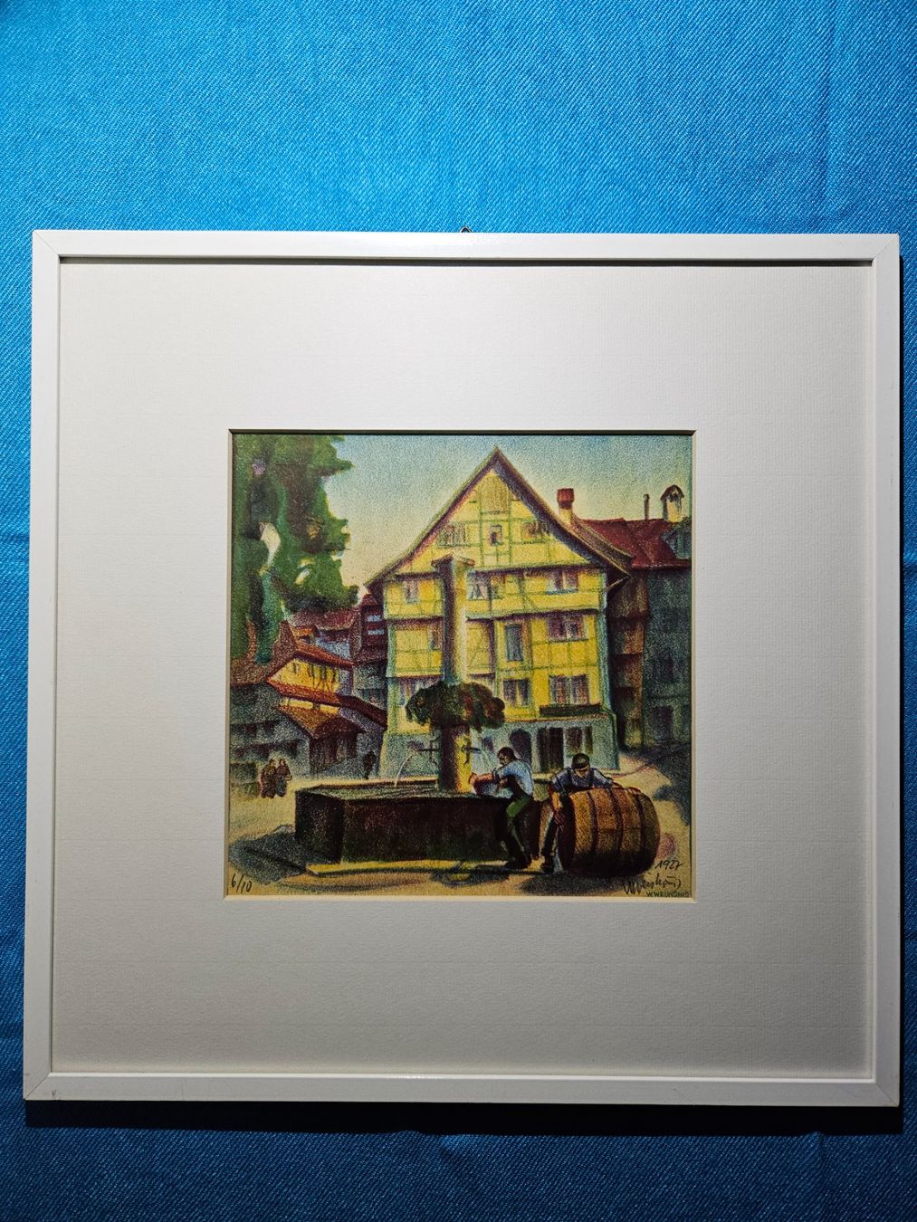 Grafica & Litografie: Werner Weiskönig - Originale Lithographie -SG - Handsigniert – Usato da Wittenbach venduto da anzo4 1