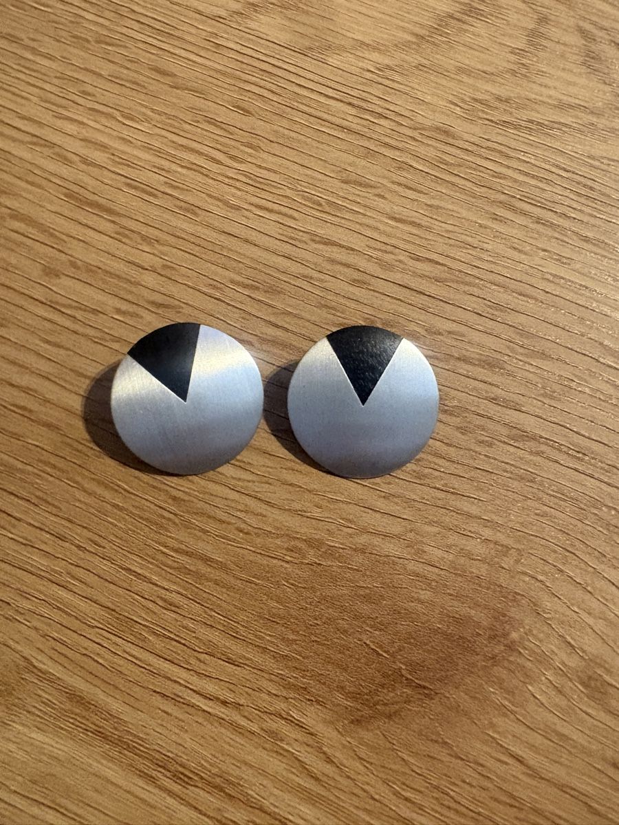 Ohrringe & -stecker: Ohrclips AG925 & Ebenholz – Gebraucht aus Lommiswil von Sali_