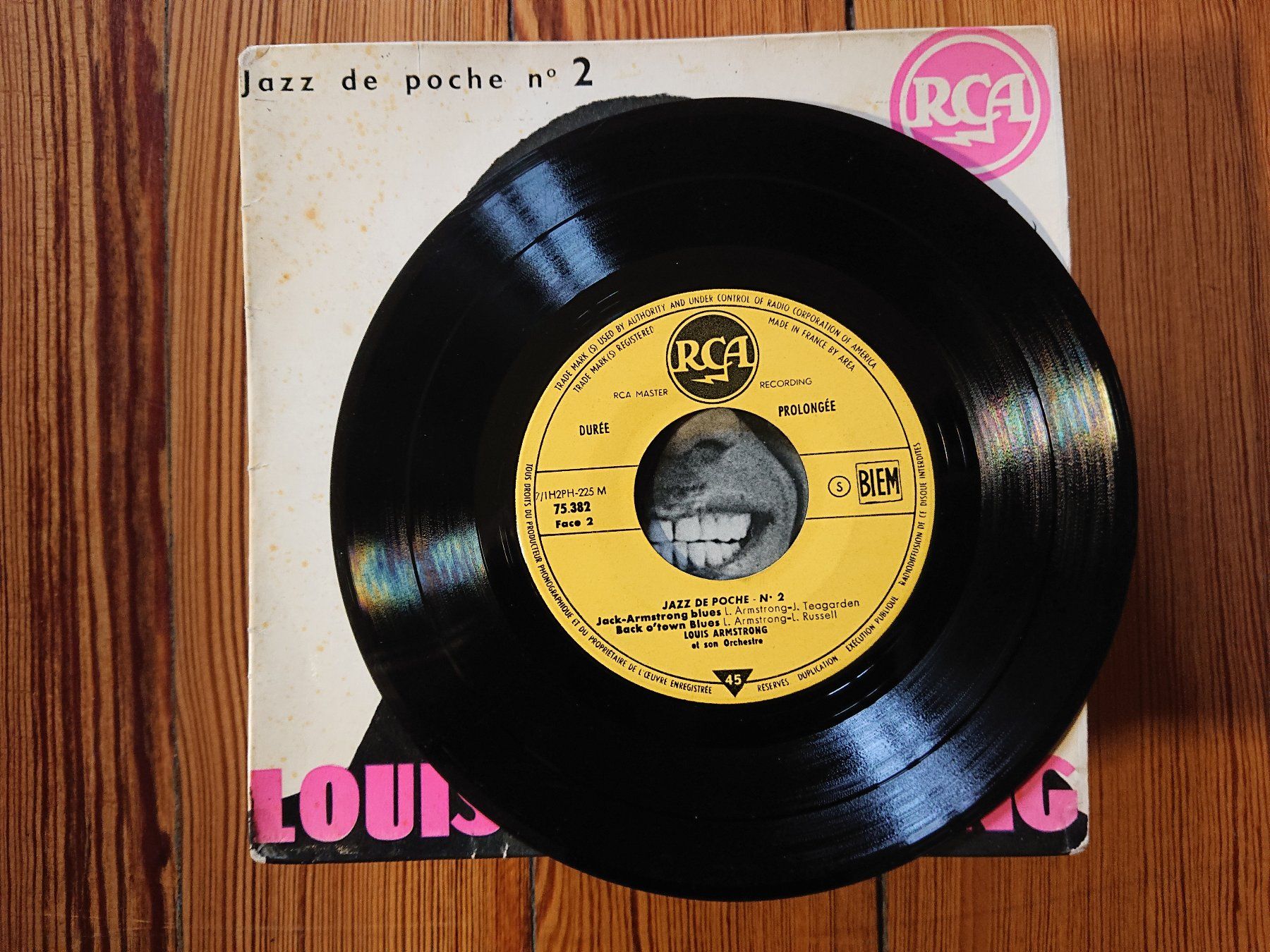 Dischi in vinile: LOUIS ARMSTRONG - 1 Single & 1 EP – Usato da Genève venduto da othhei 3