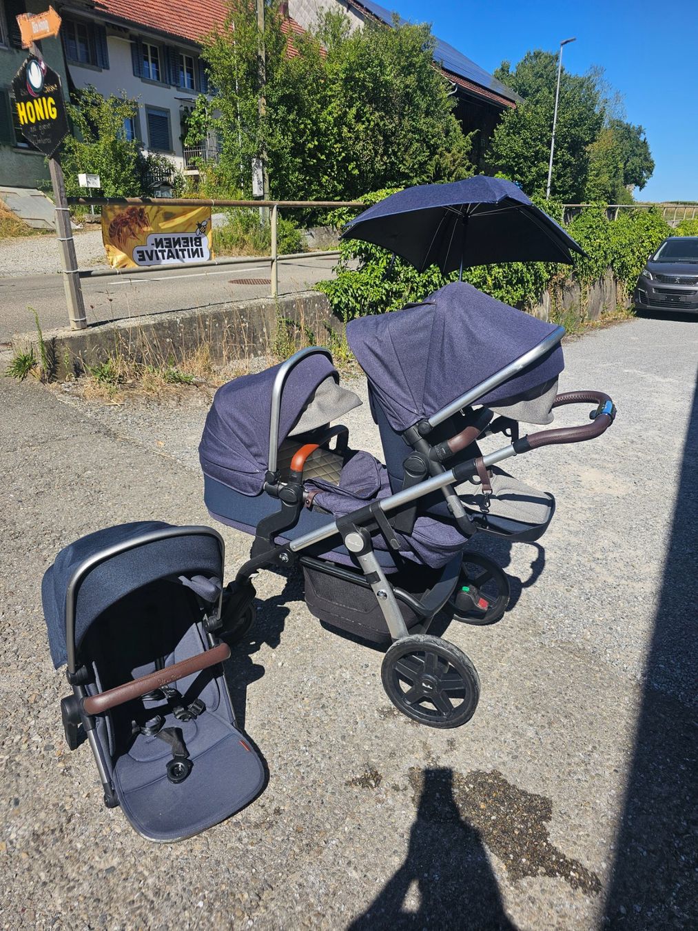 Carrozzine: Geschwisterkinderwagen – Usato da Winterthur venduto da Nenez18