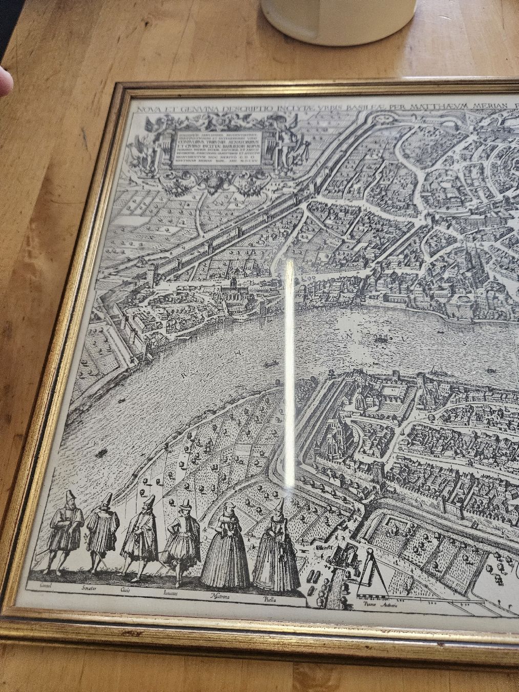 Foto & Immagini: Altes Bild Basel Stadt 1615 – Usato da Pratteln venduto da Cartonsducoeur_bl 1