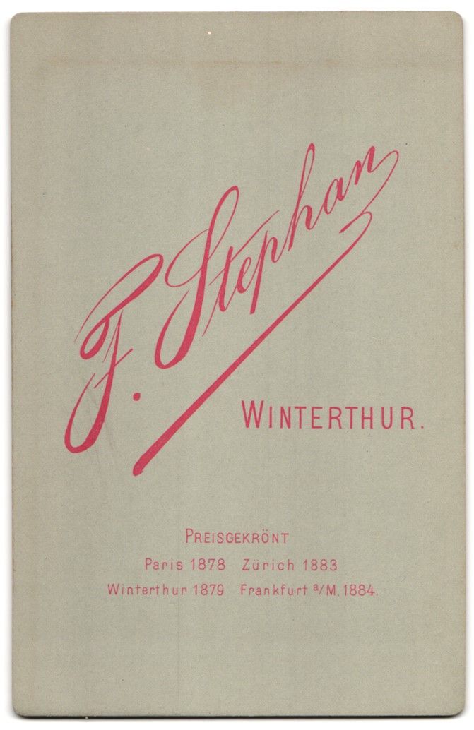 Fotografie & Manifesti: Fotografie F. Stephan, Winterthur, Klein – Usato da Berlin venduto da bartko-reher 1