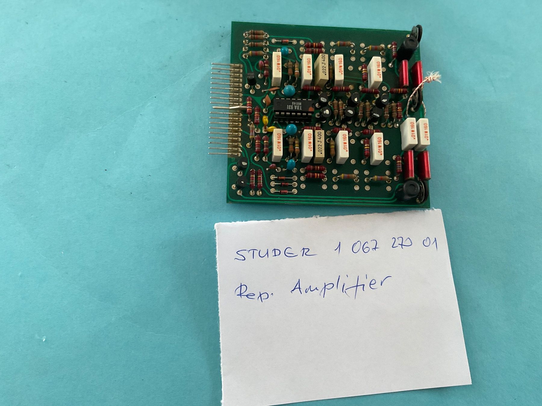 Studer Apparecchi a nastro: Studer  1.067 270 01Reproduce Amplifier – Usato da Langenthal venduto da RronJora 3