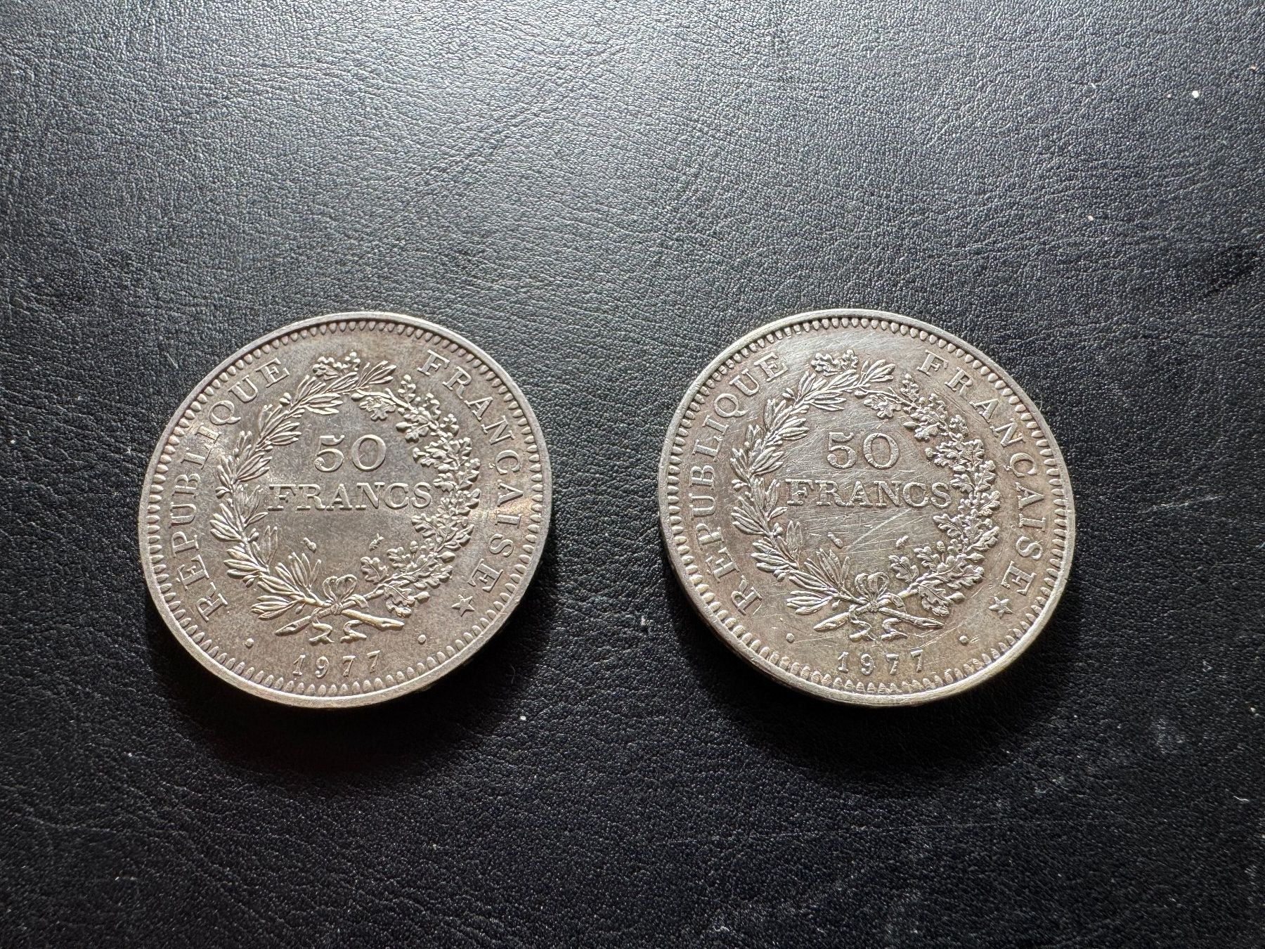 Tutti le monete: 2 pièces 50 Francs Hercule Argent – Nuovo (secondo la descrizione) da Petit-Lancy venduto da tonos