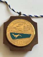 Schwimmen Medaille Reuss Luzern 1989 10km mit Band(S39)