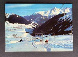 AK Skilift Milez mit Blick auf Rueras und Sedrun