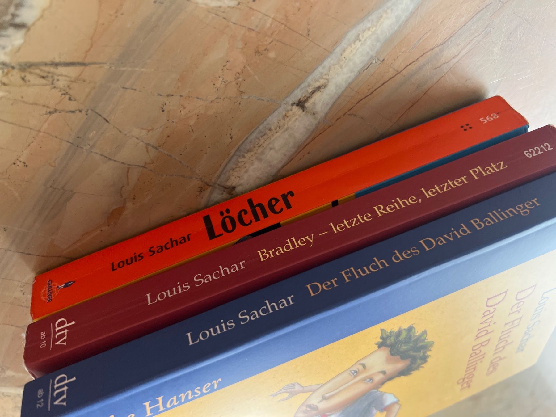 Bücher: 3 Bücher Louis Sachar: Löcher / Bradley / David Ballinger – Gebraucht aus Winterthur von britsi 7