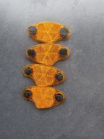 Lot de 4 réflecteurs orange pour rayon de vélo - NEUF!