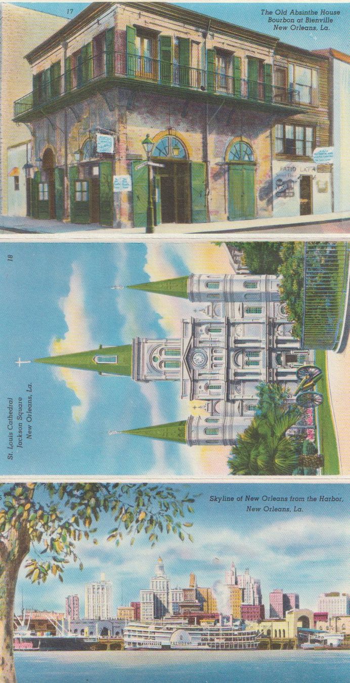 Cartes postales: Carte postale ancienne "Greetings from New Orleans" – D'occasion à Crans-Montana par kira56 2