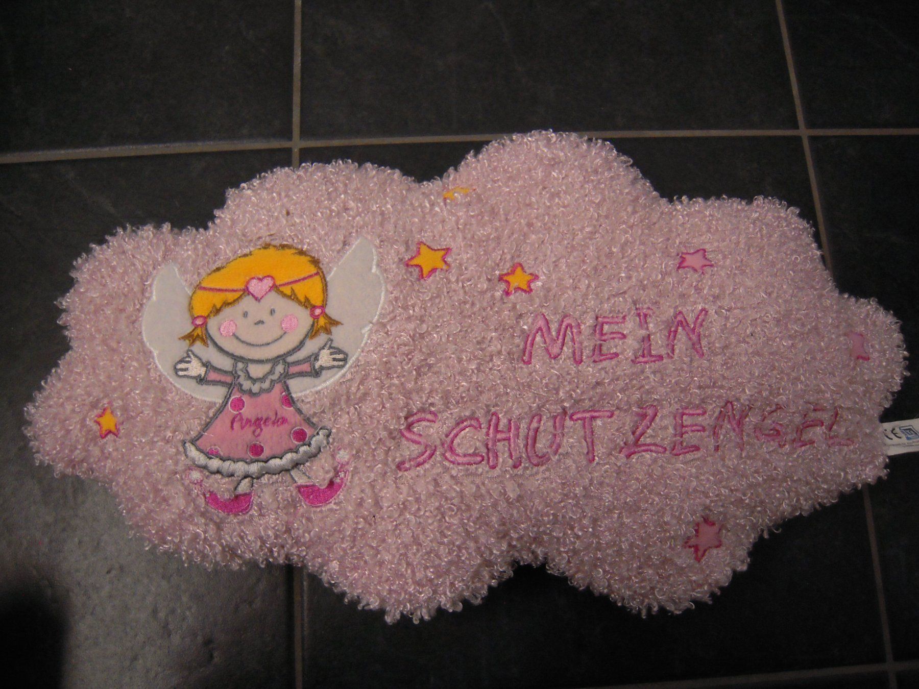 Kissen: Rosa Kissen "Mein Schutzengel" – Neu (gemäss Beschreibung) aus Uzwil von visions77