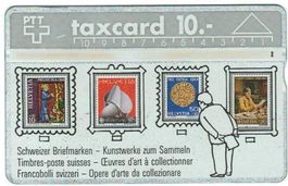 Taxcard P-31 (S031.e) 401A Briefmarkenkabinett gebraucht