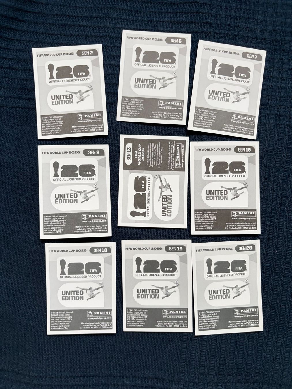 Panini Carte collezionabili: 9 Panini Sammelbilder von Senegal – Usato da Thalwil venduto da kon_v82n 1