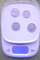 Lot englische Sterlingsilber Münzen