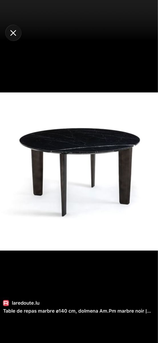 Tavoli: Table en marbre noir AMPM la redoute – Usato da Carouge GE venduto da mbh_w7v7 3