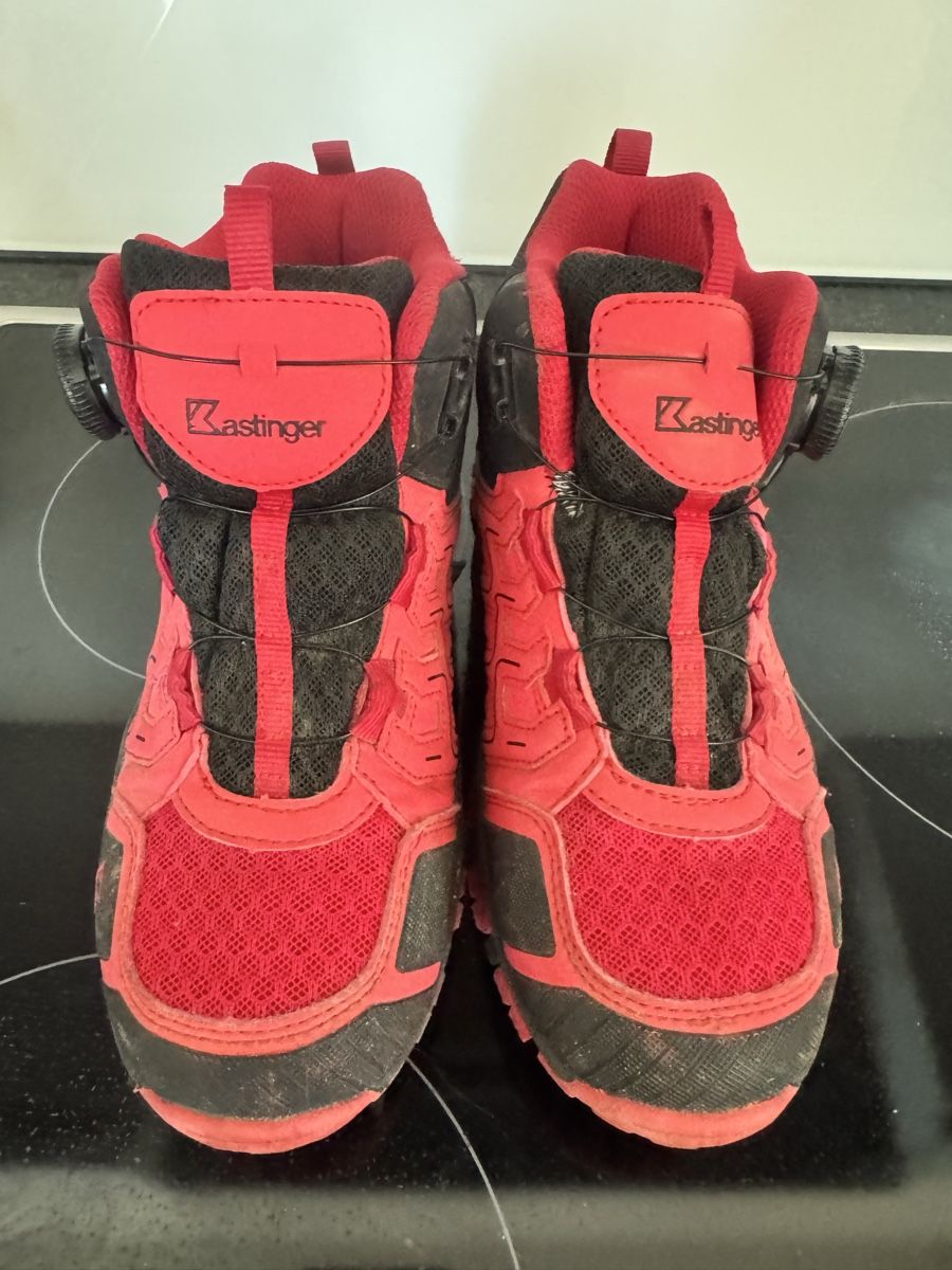 Herrenschuhe: Kastinger Wanderschuh Rot  34 – Gebraucht aus Schlieren von Fam.Baumi 1