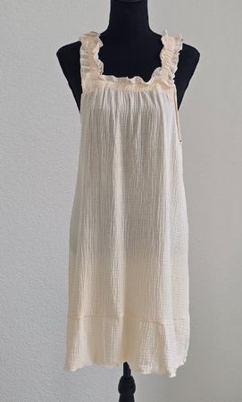 Kleid Baumwolle Grösse L cremefarben Zustand neu