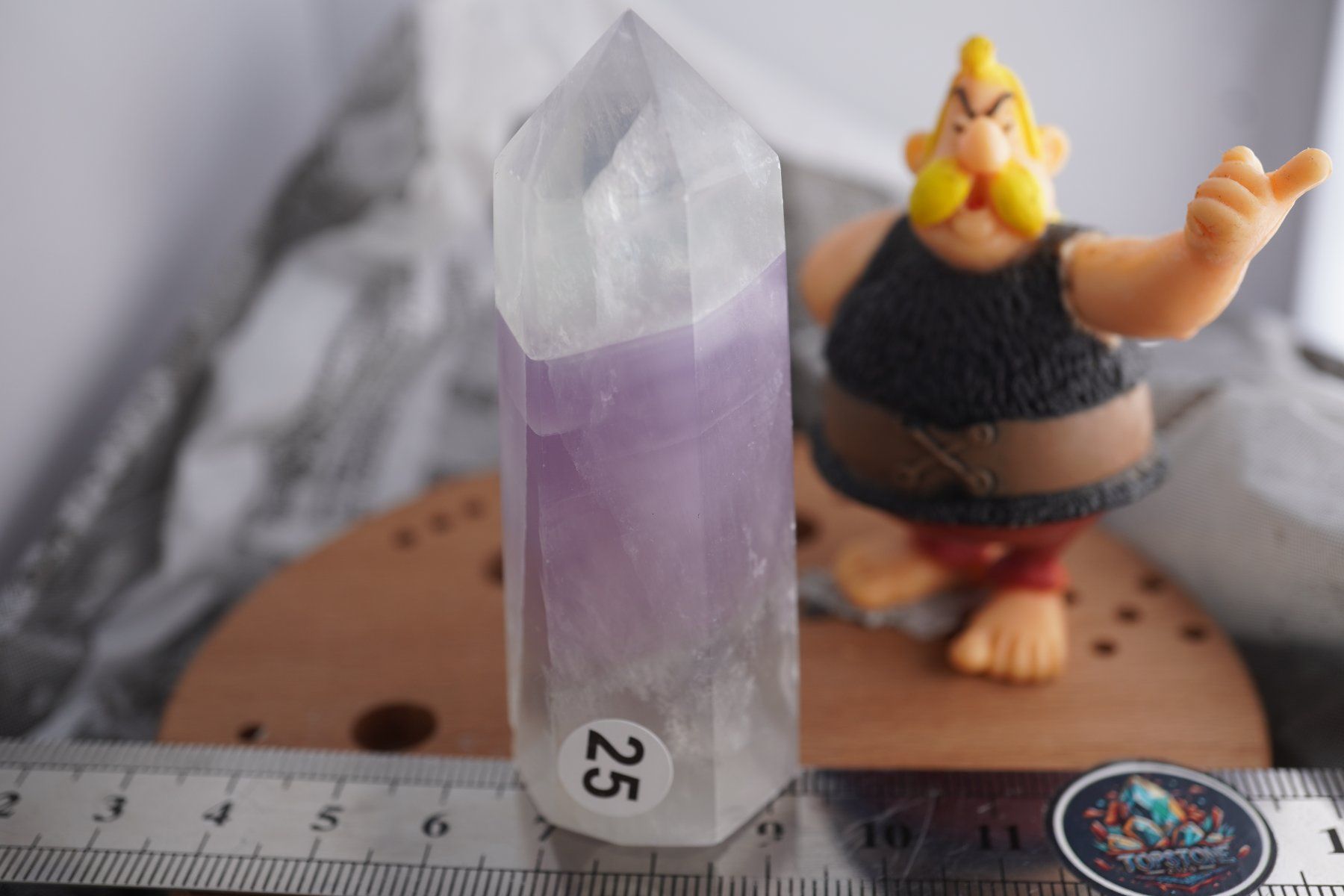 Mineralien & Heilsteine: Fluorite         Spitze        Spitze 70mm x 26mm – Neu und originalverpackt aus Eschenbach SG von topstone 1