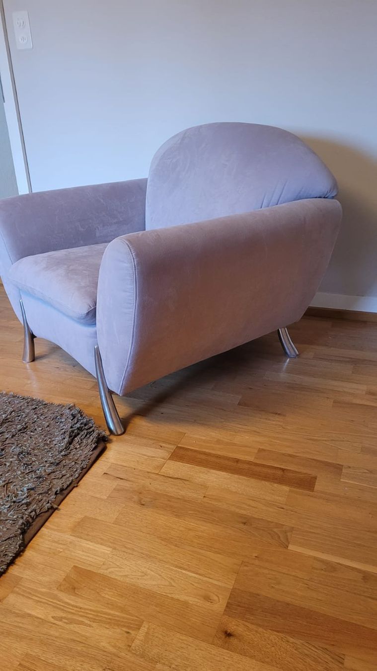 Sessel: Bequemer Relax-Sessel mit passendem Hocker – Gebraucht aus Wil SG von Bergsturm 2