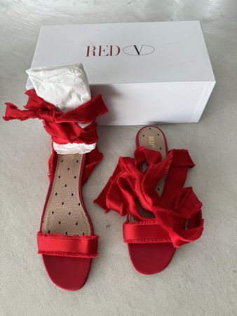 Red Valentino sandales cuir