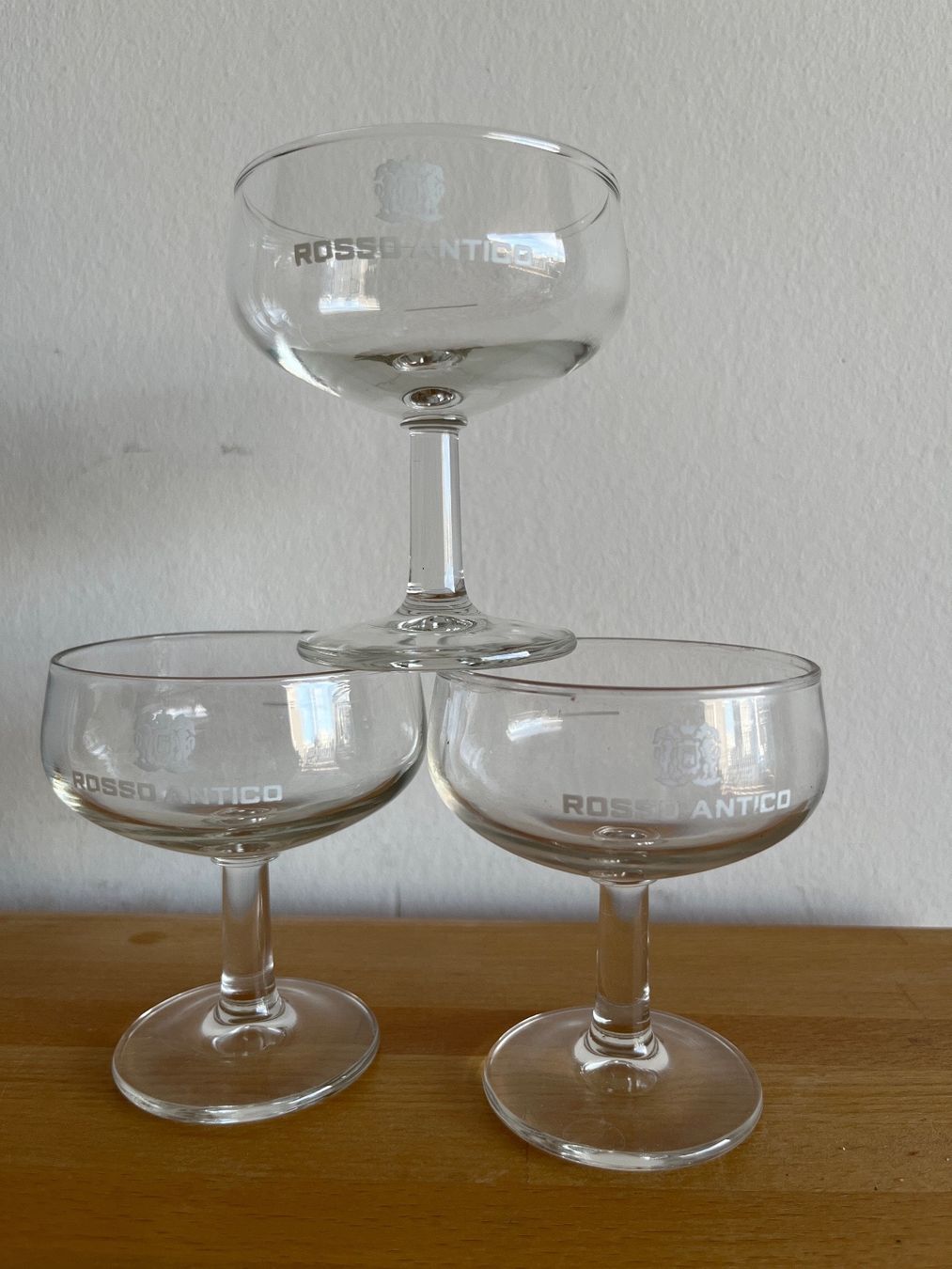 Bicchieri: Rosso Antico - 3x Aperitifglas mit Stiel – Usato da Luzern venduto da Jiggy_8898