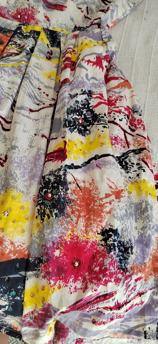 Vestiti: Robe d'été chic et unique, multicolore, taille 36 – Usato da Lausanne venduto da Kitty_Friperie 8