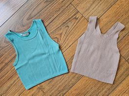 2x cropped Sommer Top Gr. Gr. 158/164
