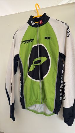 Stylisches Poison Radtrikot, Grösse S, Grün/Schwarz, Top