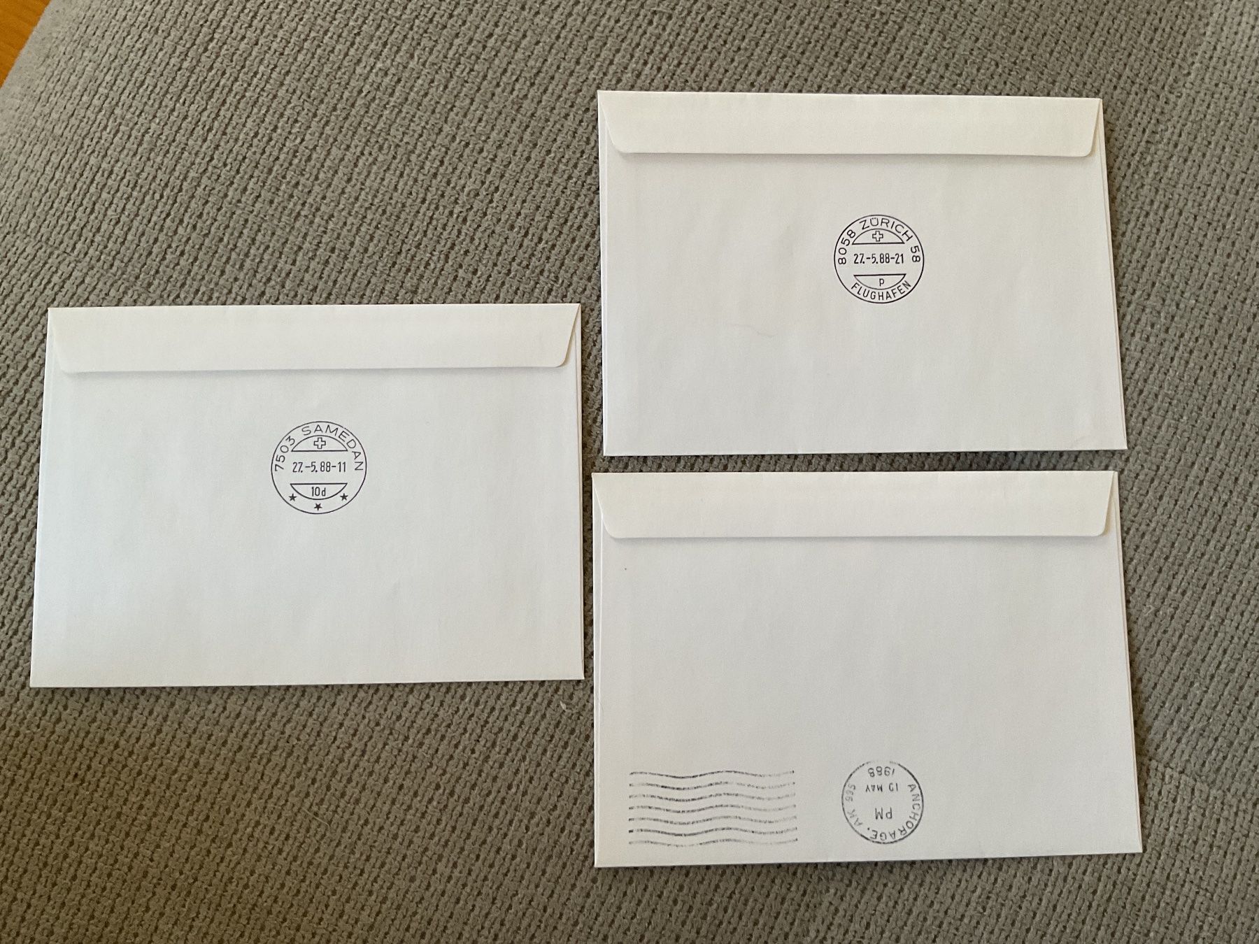 Buste & buste per spedizione: Enveloppes timbrées 50 ans pro aero – Usato da Avenches venduto da pbu_mlq5 4