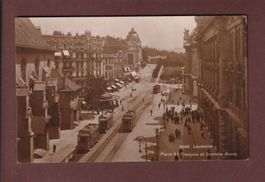LAUSANNE - St. François - Tram - Derière Bourg - 1920