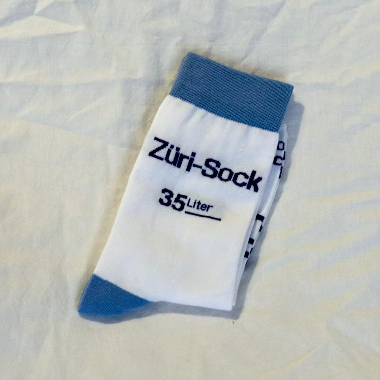 Socken: Züri-Sock (weiss - Old Version) – Neu und originalverpackt aus Regensdorf von lix_v7nb
