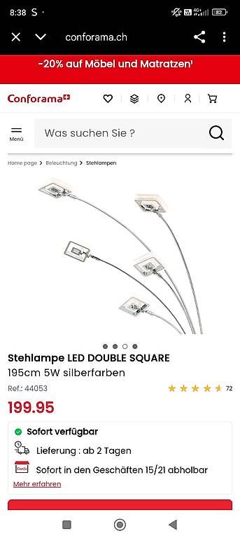 Lampade: Stehelampe – Usato da Schlieren venduto da Graziagra 2