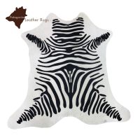echtes Kalbfell Zebra